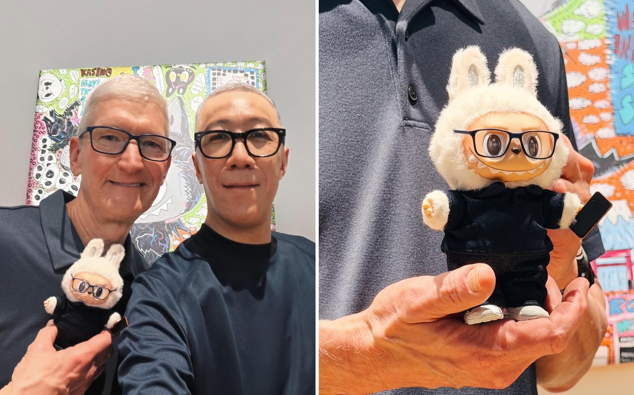 Tim Cook Trung Quoc,  iPhone 17 Pro Max,  trien lam Labubu,  do choi Pop Mart anh 3
