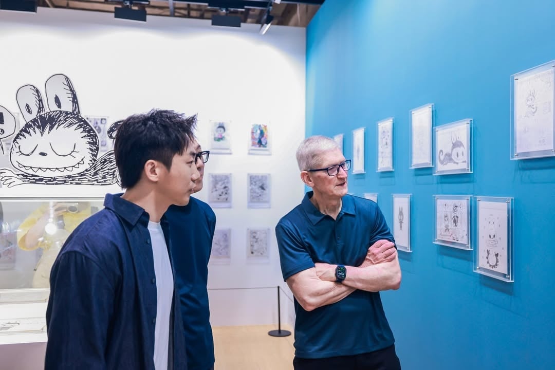 Tim Cook Trung Quoc,  iPhone 17 Pro Max,  trien lam Labubu,  do choi Pop Mart anh 6