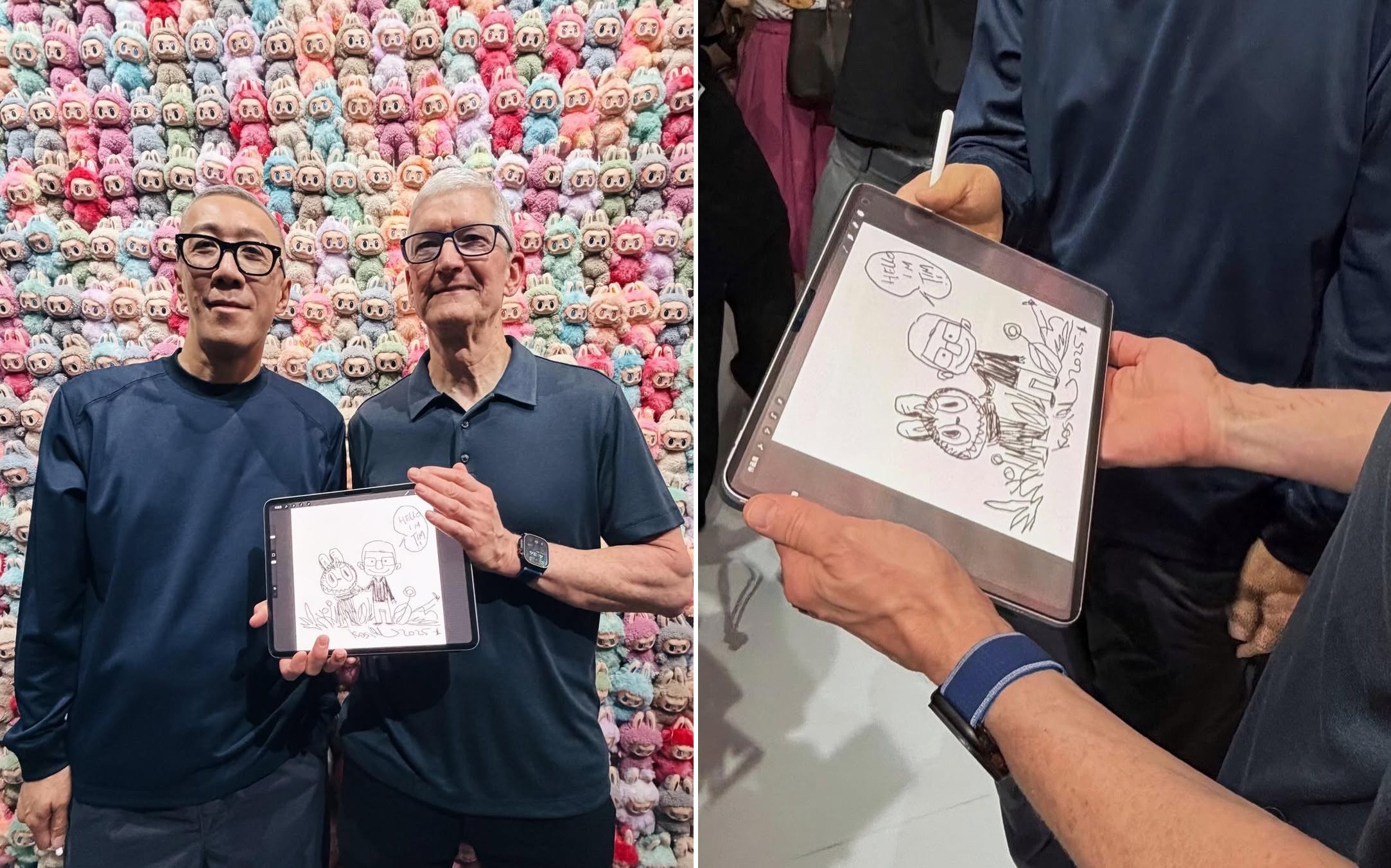 Tim Cook Trung Quoc,  iPhone 17 Pro Max,  trien lam Labubu,  do choi Pop Mart anh 8