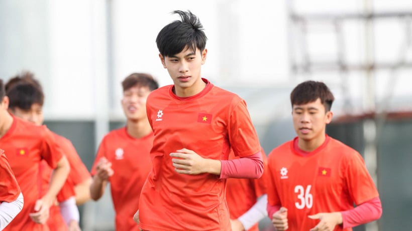 Penyerang muda Tran Gia Bao. (Foto: VFF)