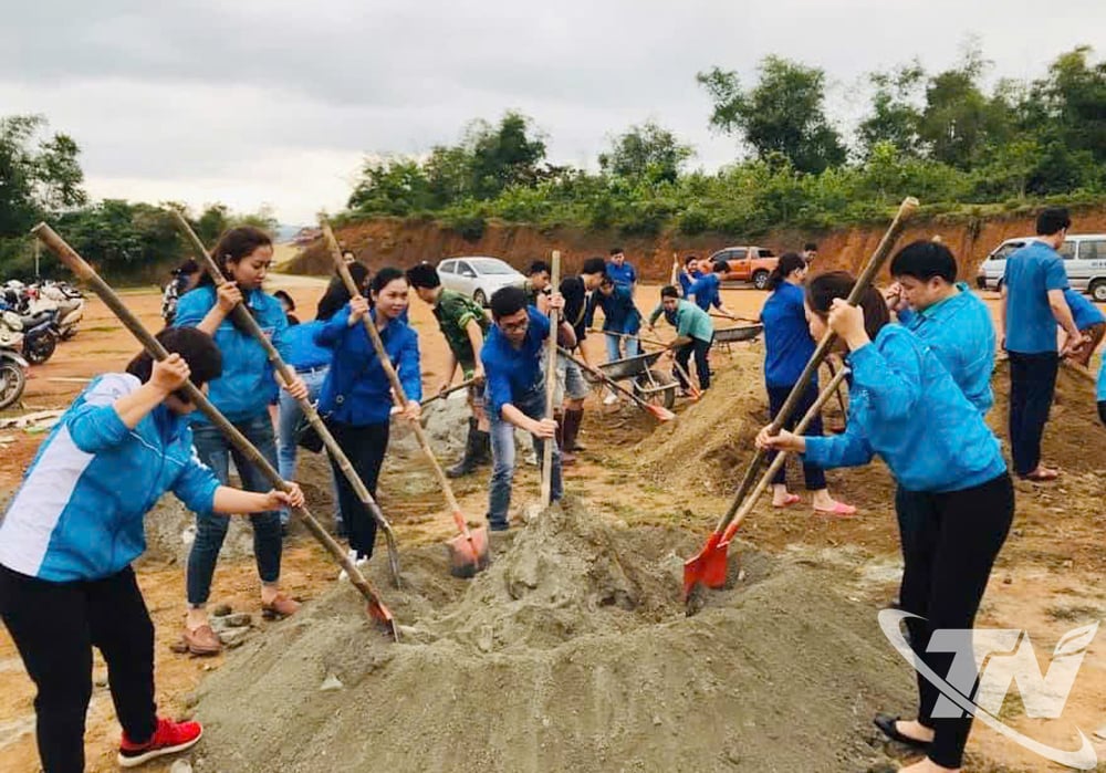 Thanh niên Thái Nguyên tích cực tham gia các hoạt động tình nguyện.