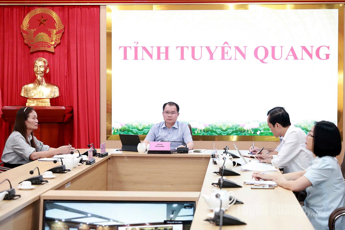 Toàn cảnh Hội nghị tại điểm cầu của tỉnh