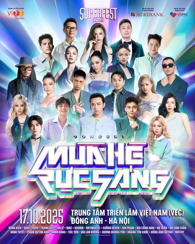 SUPERFEST 2025, 17 Ekim 2025'te Hanoi'deki Dong Anh Sergi Merkezi'nde resmi olarak geri dönecek SUPERFEST 2025 sẽ chính thức trở lại vào ngày 17/10/2025 tại Trung tâm Triển lãm Đông Anh, Hà Nội