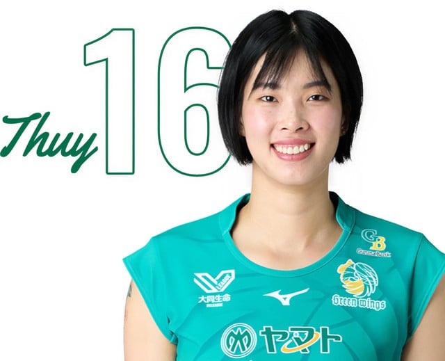 Thanh Thuy destacó entre los máximos goleadores del torneo de voleibol japonés - Foto 1. Thanh Thúy xuất sắc lọt vào tốp những tay ghi điểm hàng đầu giải bóng chuyền Nhật Bản- Ảnh 1.