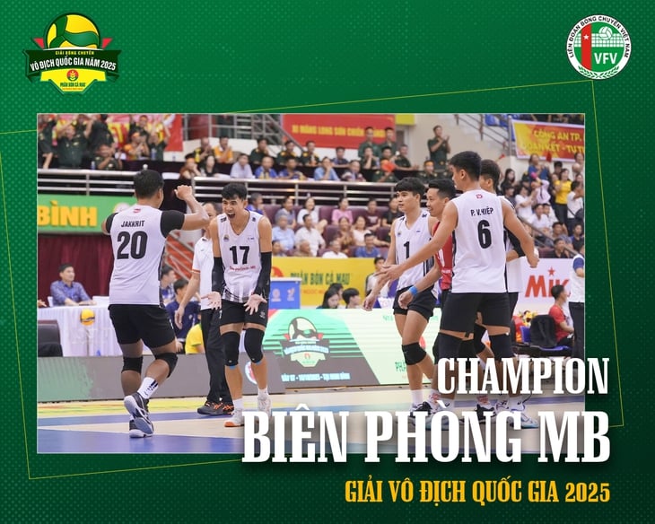 Ngược dòng nghẹt thở, Biên Phòng bảo vệ chức vô địch bóng chuyền nam quốc gia - Ảnh 1.