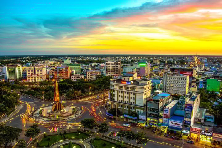 Cà Mau nhìn trừ trên cao.