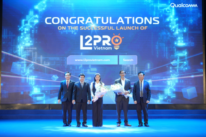 أقيم حفل إطلاق منصة L2Pro في أكاديمية البريد والاتصالات. (الصورة: اللجنة المنظمة)