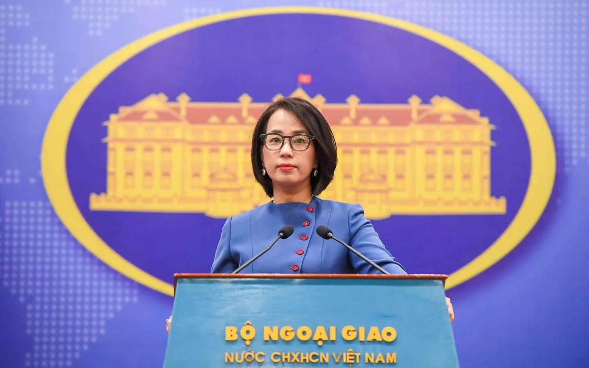 โฆษกกระทรวงการต่างประเทศเวียดนาม ฝ่าม ทู ฮัง Người Phát ngôn Bộ Ngoại giao Việt Nam Phạm Thu Hằng