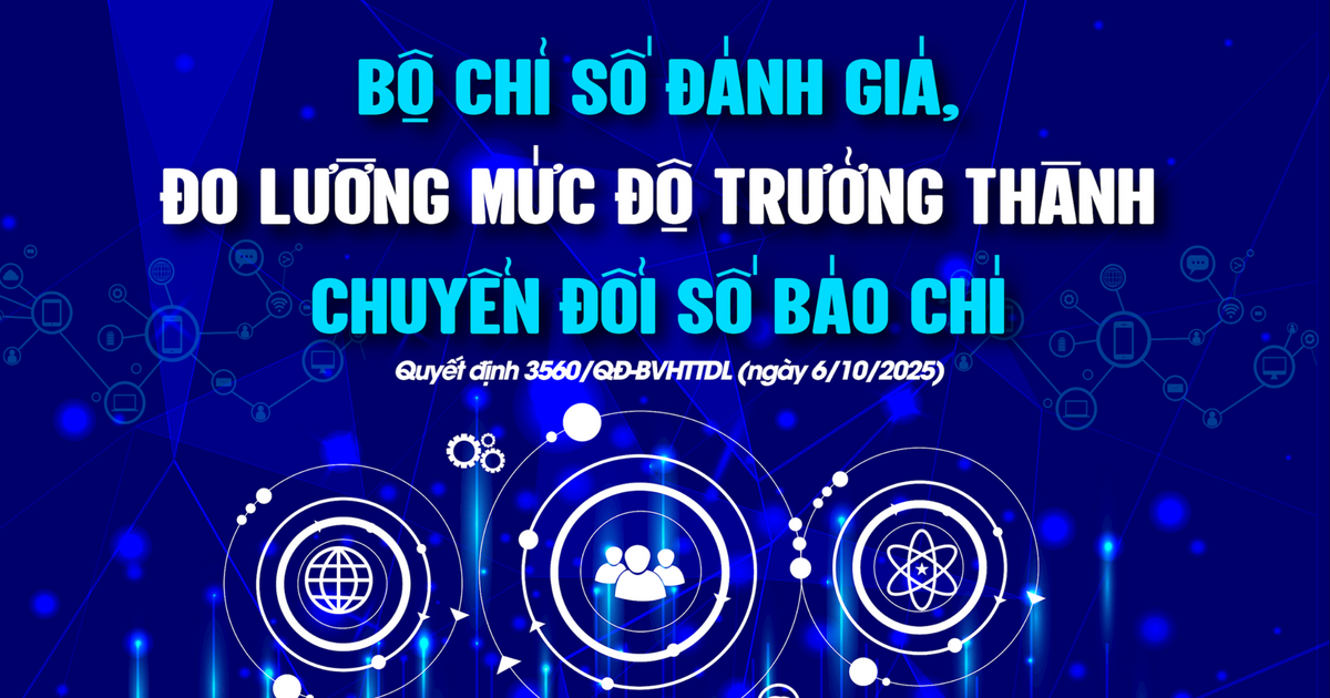 Bộ chỉ số đánh giá mức độ trưởng thành chuyển đổi số báo chí