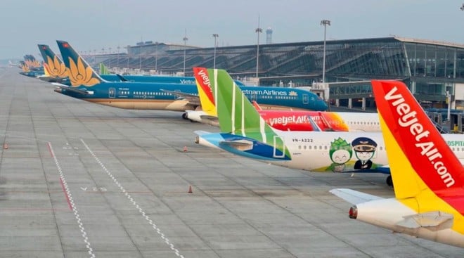Listen over hasteprosjekter på flyplassen må investeres i og oppgraderes snart for å forbedre sikkerheten i flyoperasjonene. (Foto: PV/Vietnam+)
