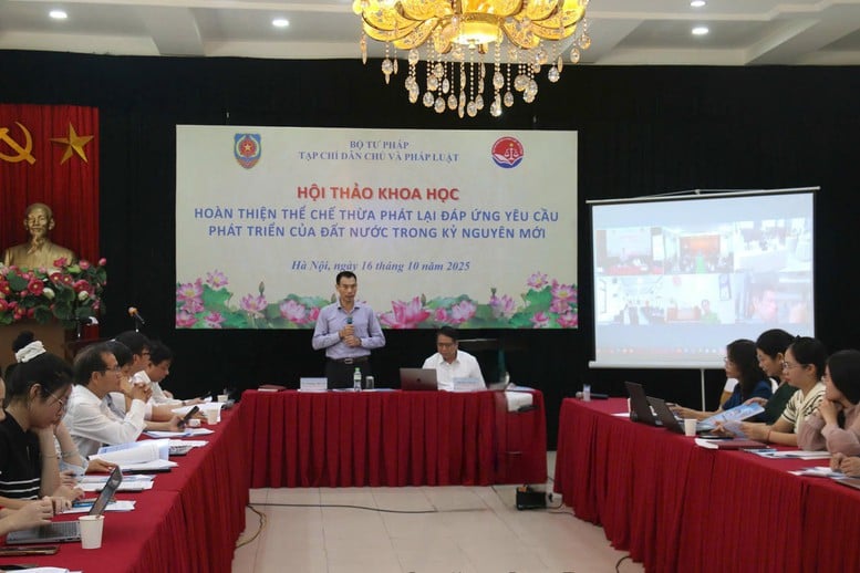 Att fullända fogdemyndigheten för att möta den nationella utvecklingens krav - Foto 1. Hoàn thiện thể chế về Thừa phát lại đáp ứng yêu cầu phát triển đất nước- Ảnh 1.