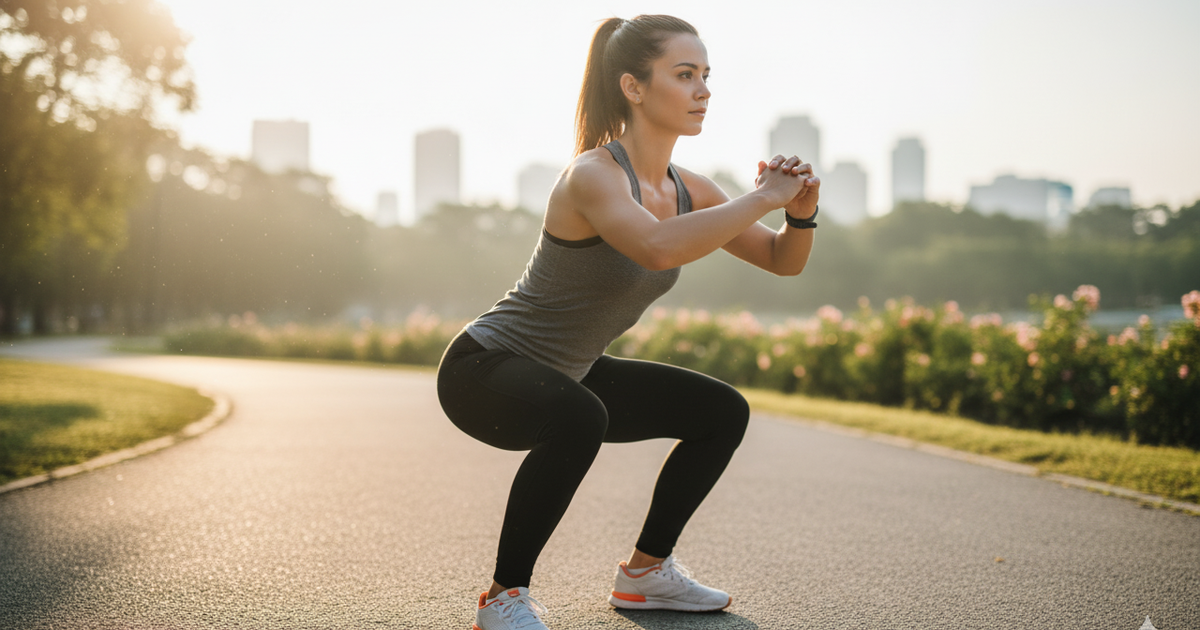 4 lợi ích sức khỏe nhờ squat 20 cái mỗi sáng