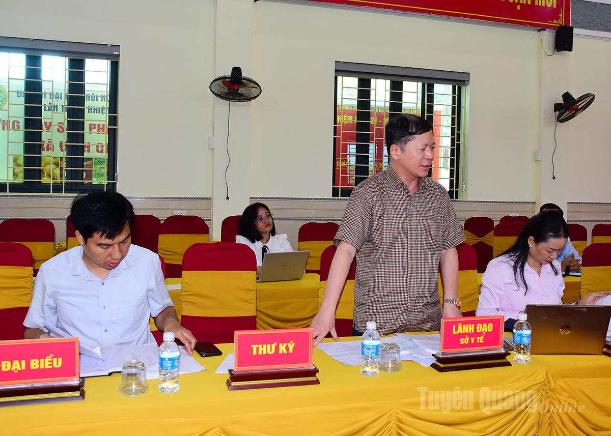 ថ្នាក់​ដឹក​នាំ​មន្ទីរ​សុខាភិបាល​បាន​ថ្លែង​ក្នុង​កិច្ច​ប្រជុំ។