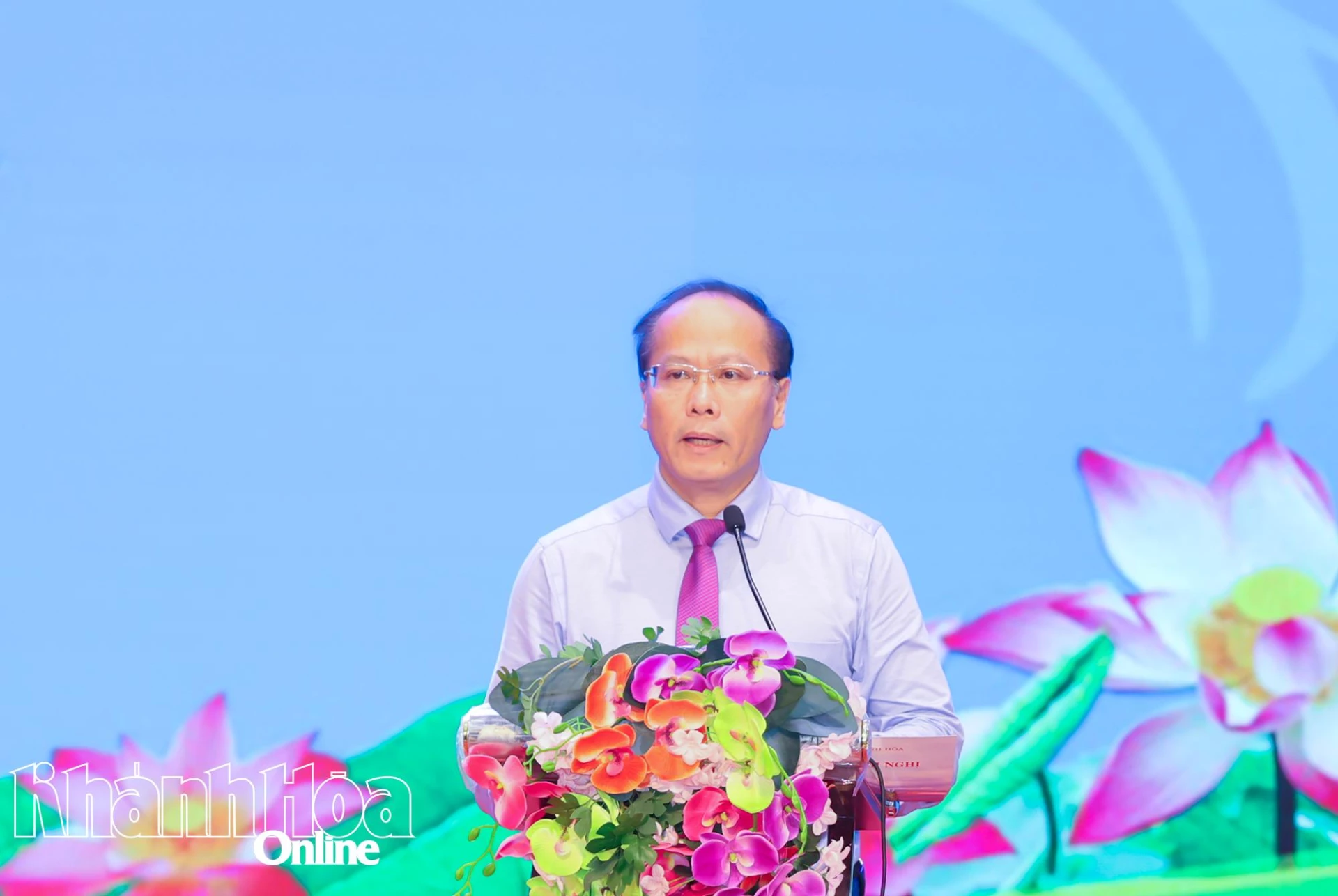 Genosse Nguyen Khac Ha sprach bei der Zeremonie.