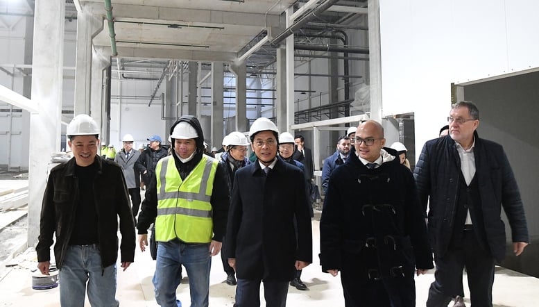 Phó Thủ tướng Bùi Thanh Sơn thăm nhà máy sữa tươi của Tập đoàn TH tại Nga- Ảnh 1.