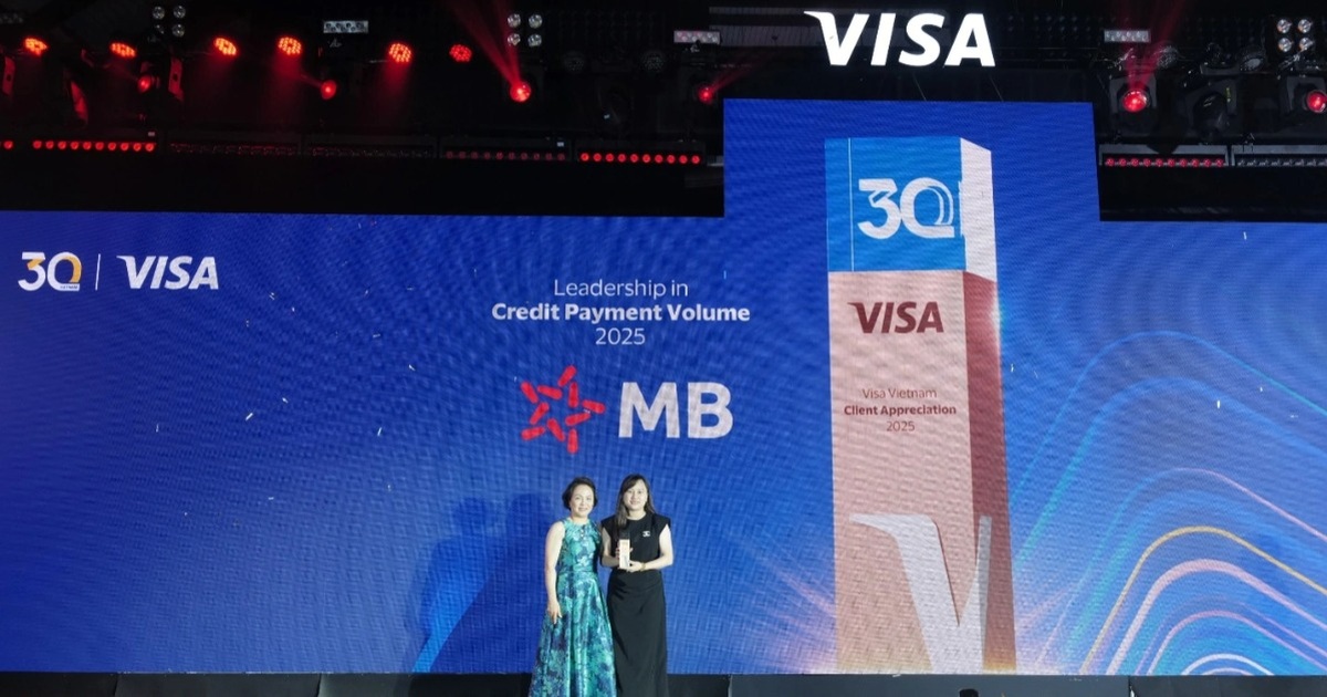 MB nhận 4 giải thưởng từ Visa