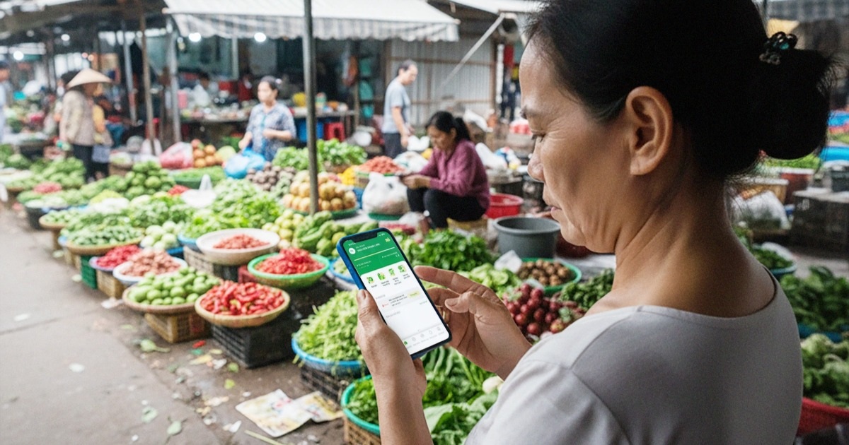 Giải pháp vốn kịp thời giúp tiểu thương không lo gián đoạn buôn bán