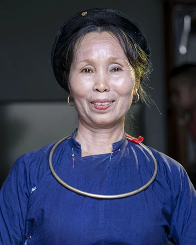 Nyonya La Thi Dien, desa Dong Huong, komune Chiem Hoa 