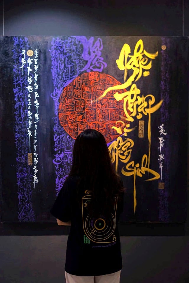 'Độc chiêu' thảo chữ trên sân khấu âm nhạc- Ảnh 4. 'Độc chiêu' thảo chữ trên sân khấu âm nhạc- Ảnh 4.