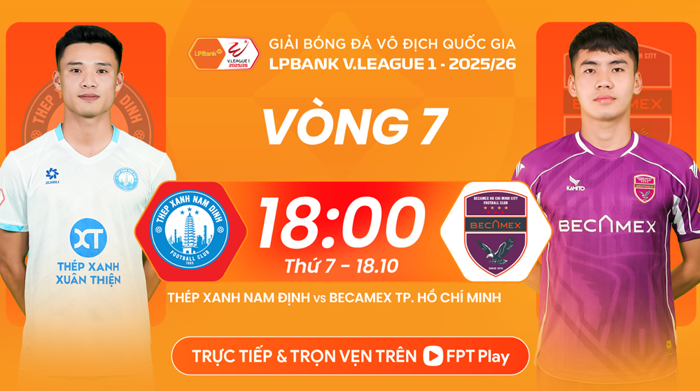 មតិលើការប្រកួត Nam Dinh vs Becamex TP.HCM ម៉ោង 6:00 p.m. ថ្ងៃទី 18 ខែតុលា: ឱកាសល្អសម្រាប់ជើងឯក - រូបថត 1