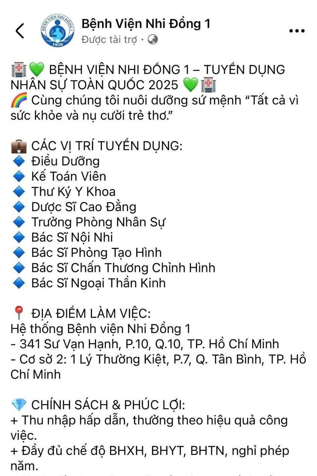 Các bệnh viện ở TPHCM tiếp tục phát cảnh báo nóng - 1