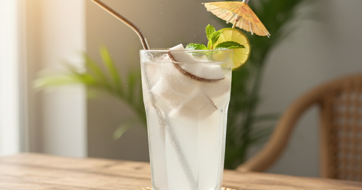 Vì sao nên uống nước dừa với một ít muối sau khi nhịn ăn?