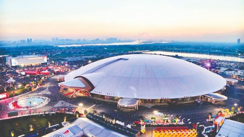 Vietnam Exhibition Center (VEC) in Hanoi, wo die Herbstmesse 2025 stattfinden wird. (Foto: THUY NGUYEN)