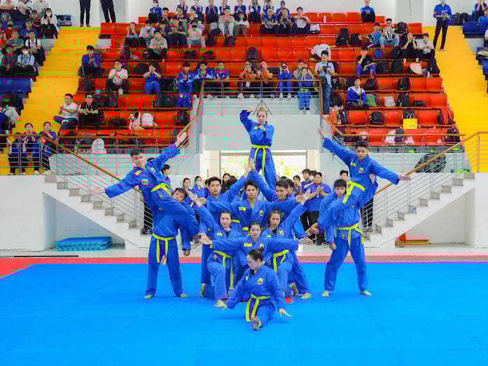 500 VĐV, HLV tranh tài giải vô địch vovinam sinh viên toàn quốc- Ảnh 2.