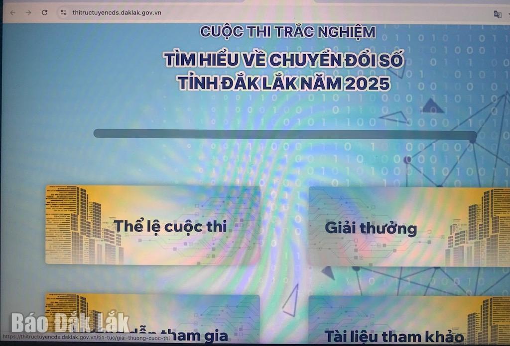 Online Quiz Contest Interface