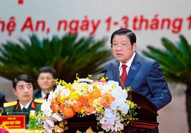 Ông Nguyễn Đức Trung tiếp tục giữ chức Bí thư tỉnh ủy Nghệ An khóa 20 - Ảnh 3.