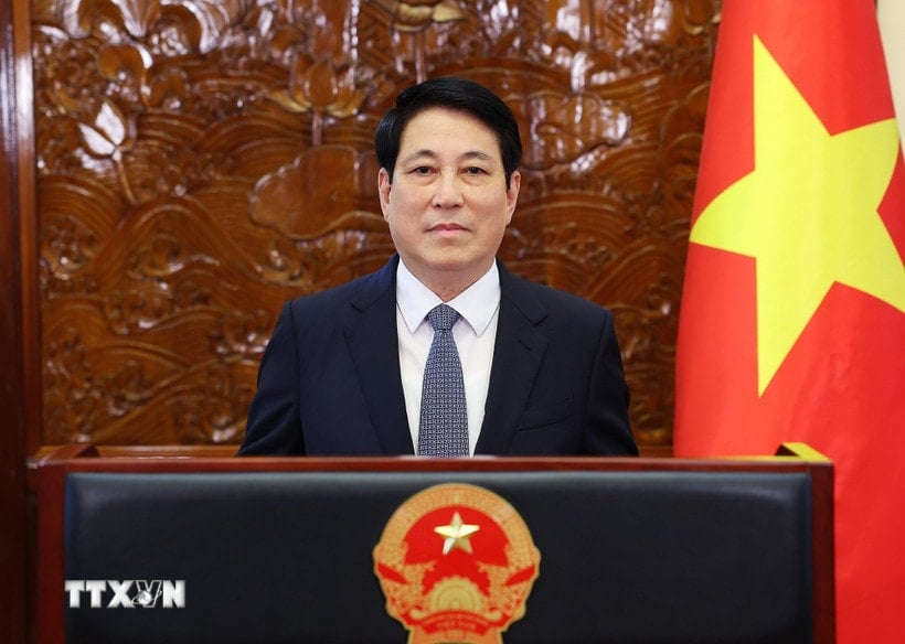 President Luong Cuong. (Photo: Lam Khanh/VNA)