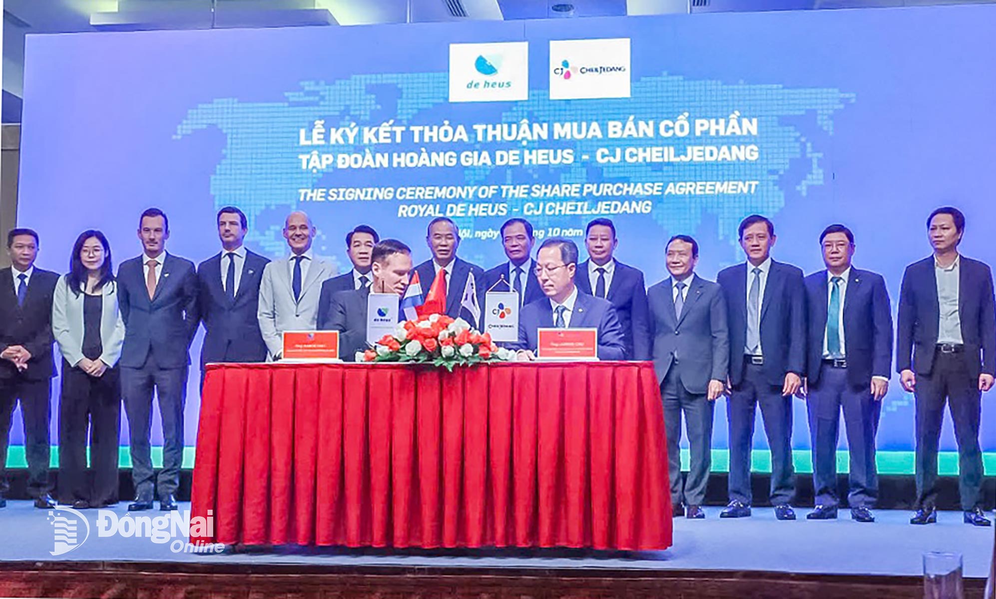 Royal De Heus Group (Netherlands) signed an agreement to acquire 100% of shares of CJ Feed & Care Group (Korea).