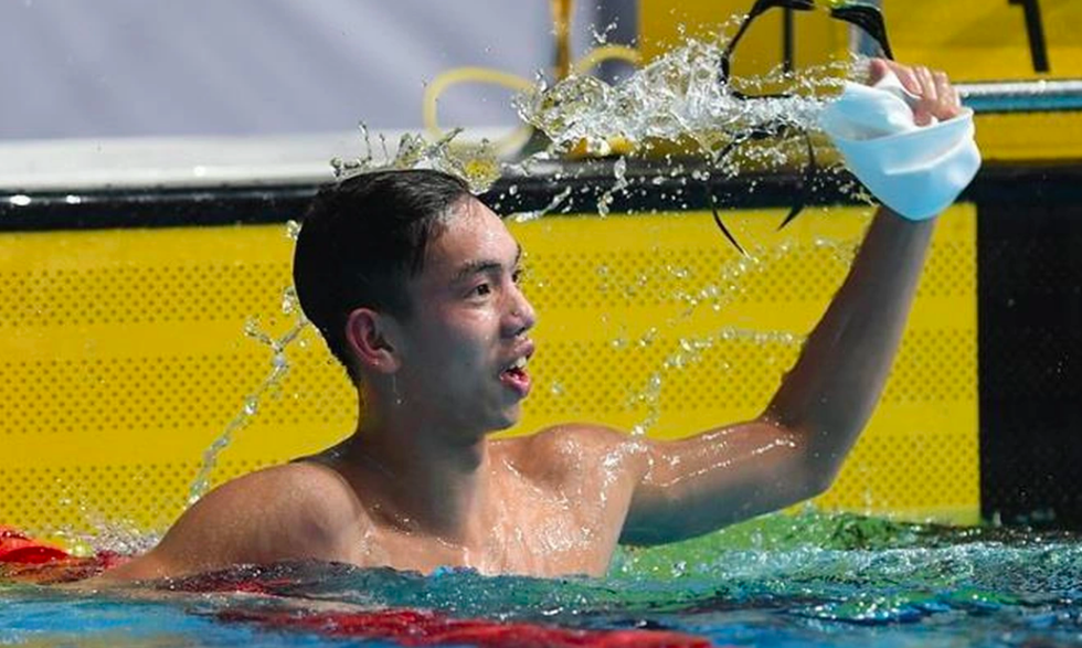 Huy Hoang won 2 Asian gold medals: Achievements encouraging Vietnamese swimming - 3