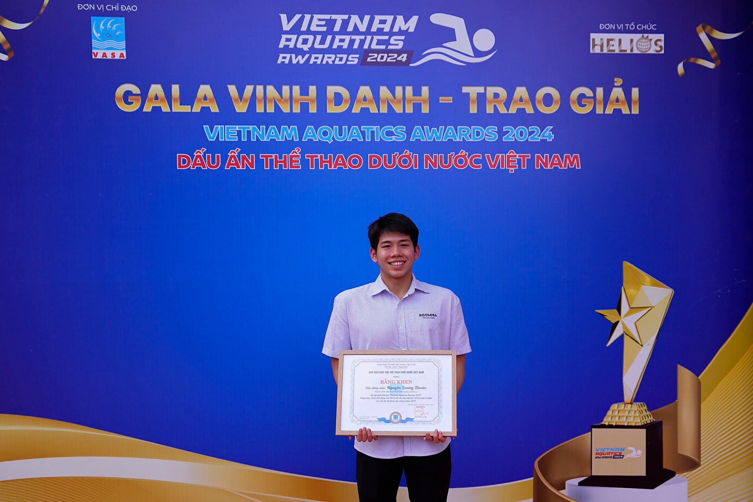 Kình ngư Nguyễn Huy Hoàng, Mỹ Tiên là VĐV bơi xuất sắc nhất năm 2024- Ảnh 3.