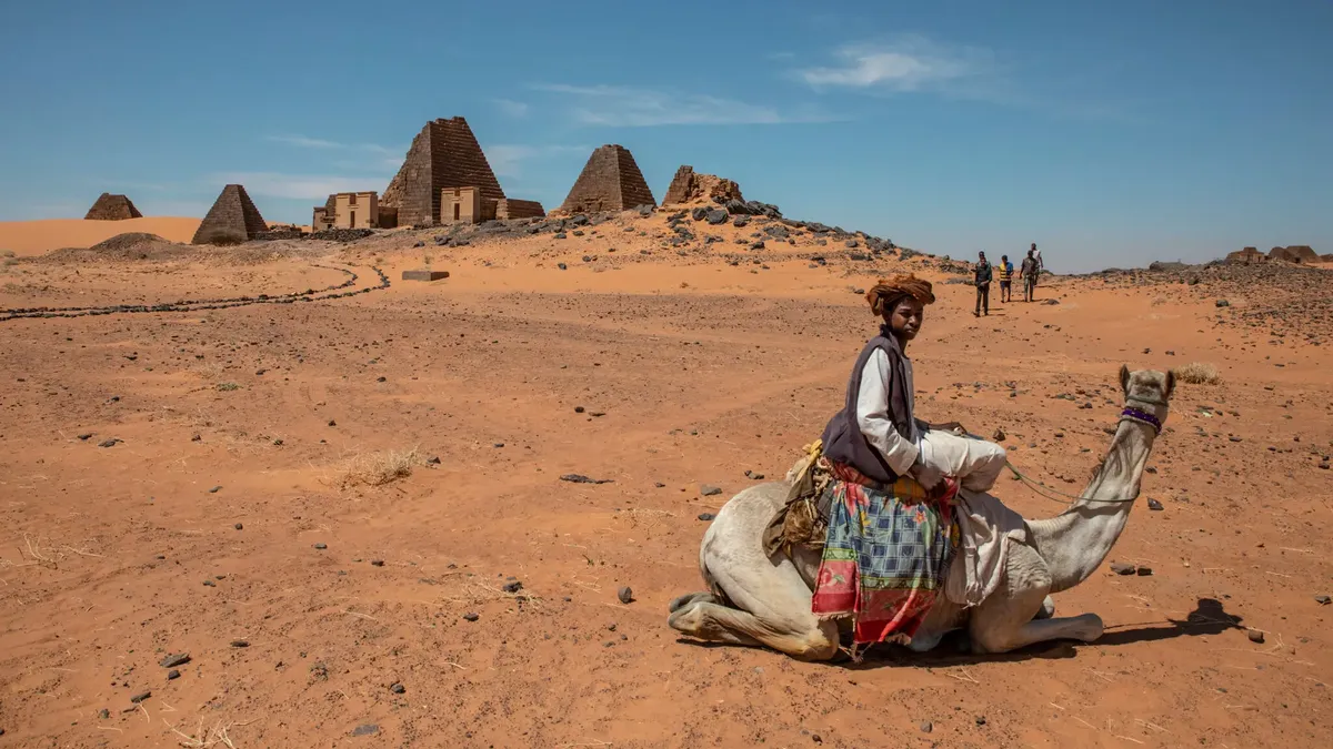 De bortglömda pyramiderna i Sudan - Foto 2.