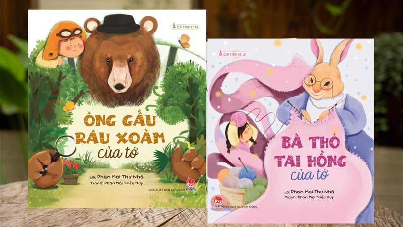 Bộ truyện “Gia đình kì lạ”. (Ảnh: Nhà xuất bản Kim Đồng)