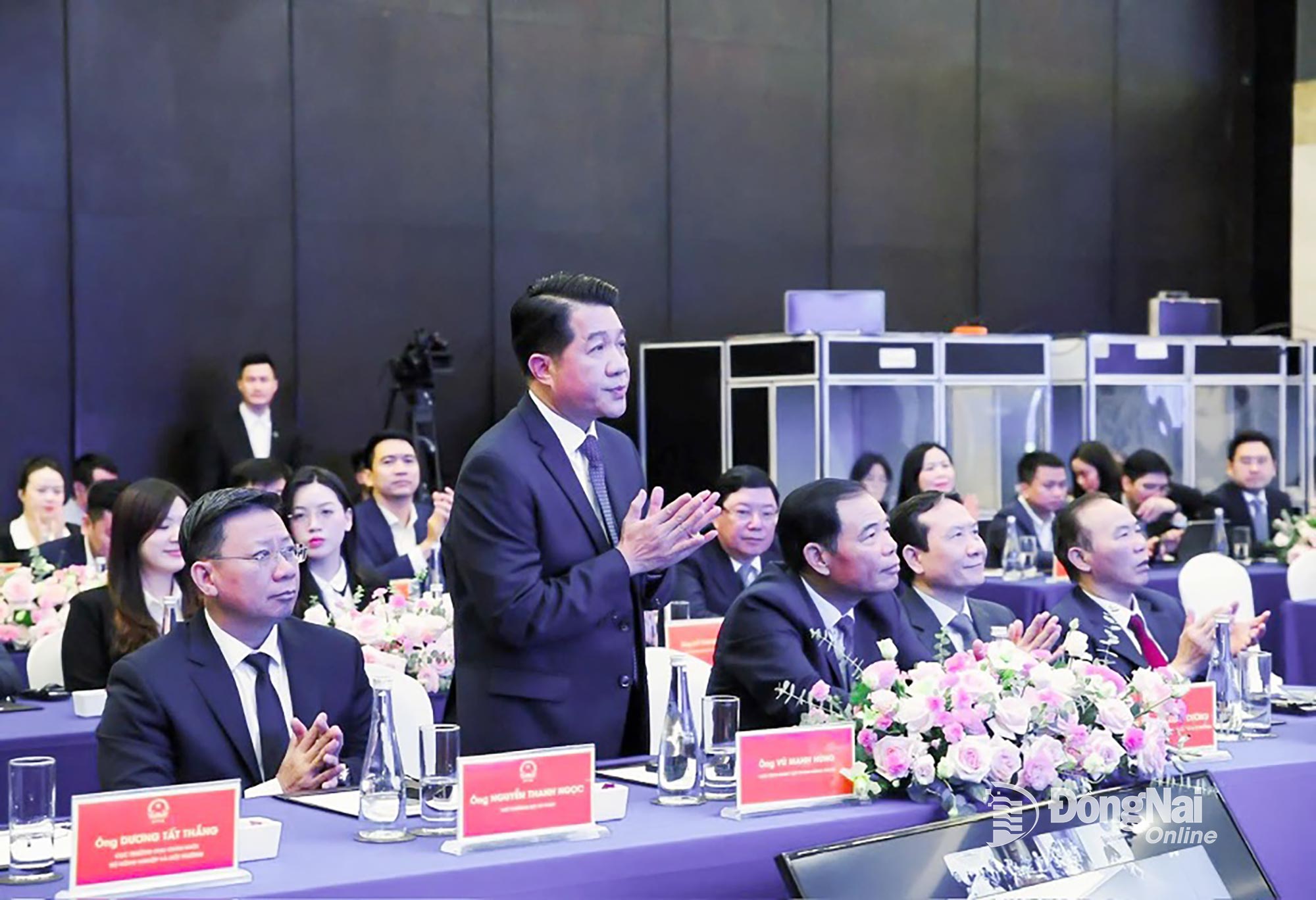 Delegates attending the signing ceremony.
