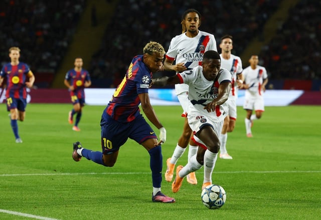 Barca thua ngược đau đớn PSG đúng phút 90: Yamal ‘hết phép’, De Jong may mắn thoát thẻ đỏ- Ảnh 1.