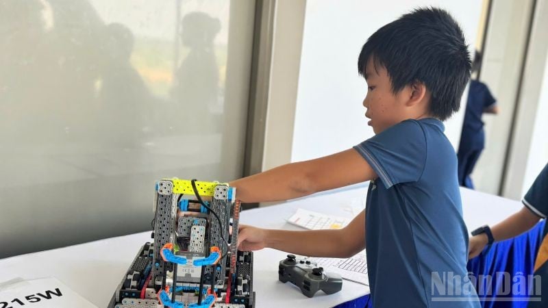 Im Rahmen des Nationalen Innovationsfestivals 2025 konkurrieren Schülerinnen und Schüler in MINT-Modellen. (Foto: HNV)