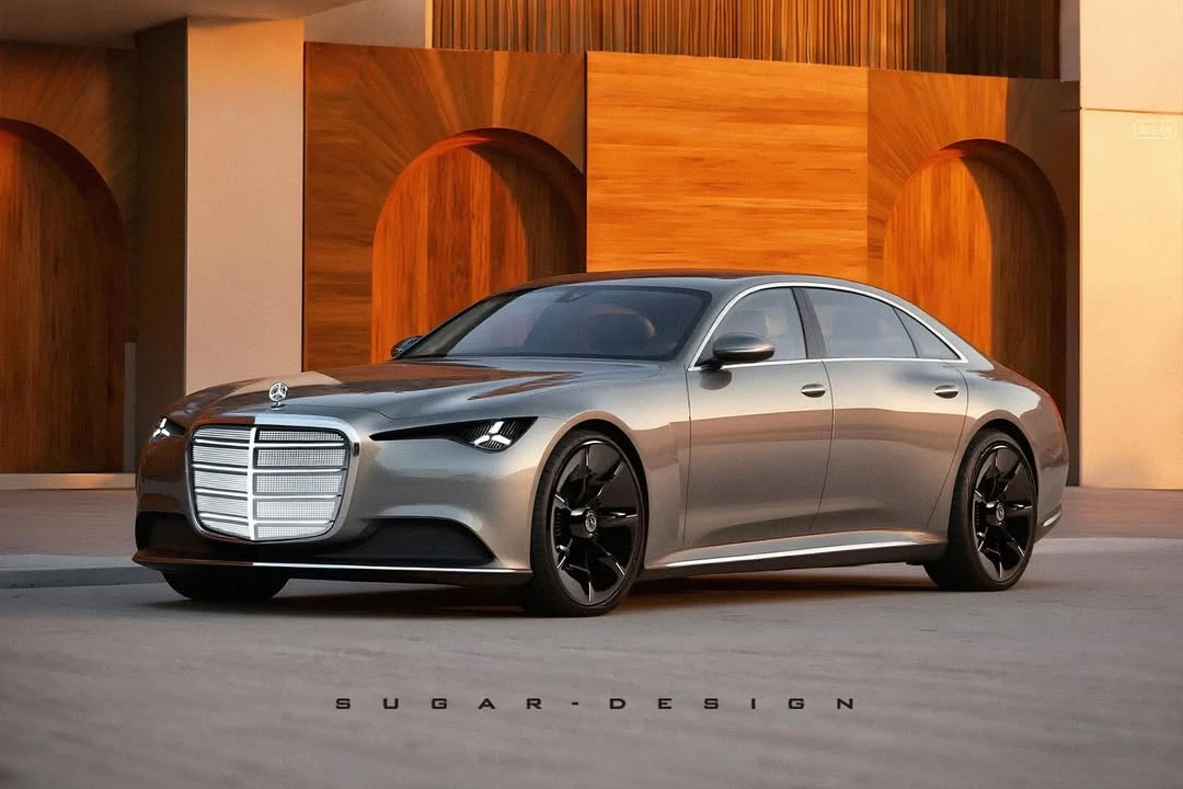 បន្ទះក្តារ Mercedes-Benz S-Class នៅក្នុងរចនាប័ទ្ម Vision Iconic