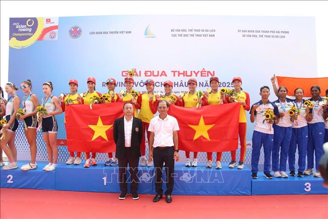 Đội tuyển Việt Nam giành 6 Huy chương Vàng tại Giải Rowing vô địch châu Á 2025 - Ảnh 4.
