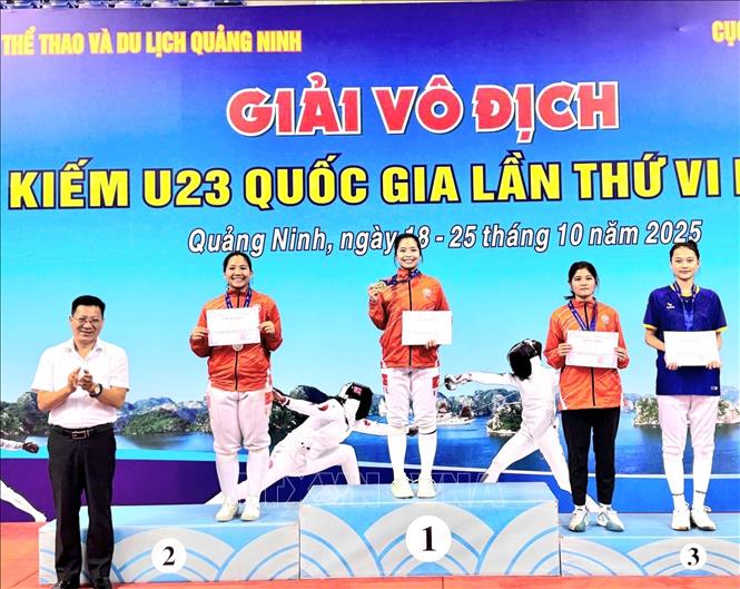 130 tài năng trẻ tham dự Giải vô địch Đấu kiếm U23 quốc gia 2025 - Ảnh 2.