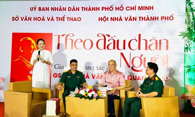 Nhà văn Trình Quang Phú và hành trình 28 năm 'Theo dấu chân Người' - Ảnh 1.