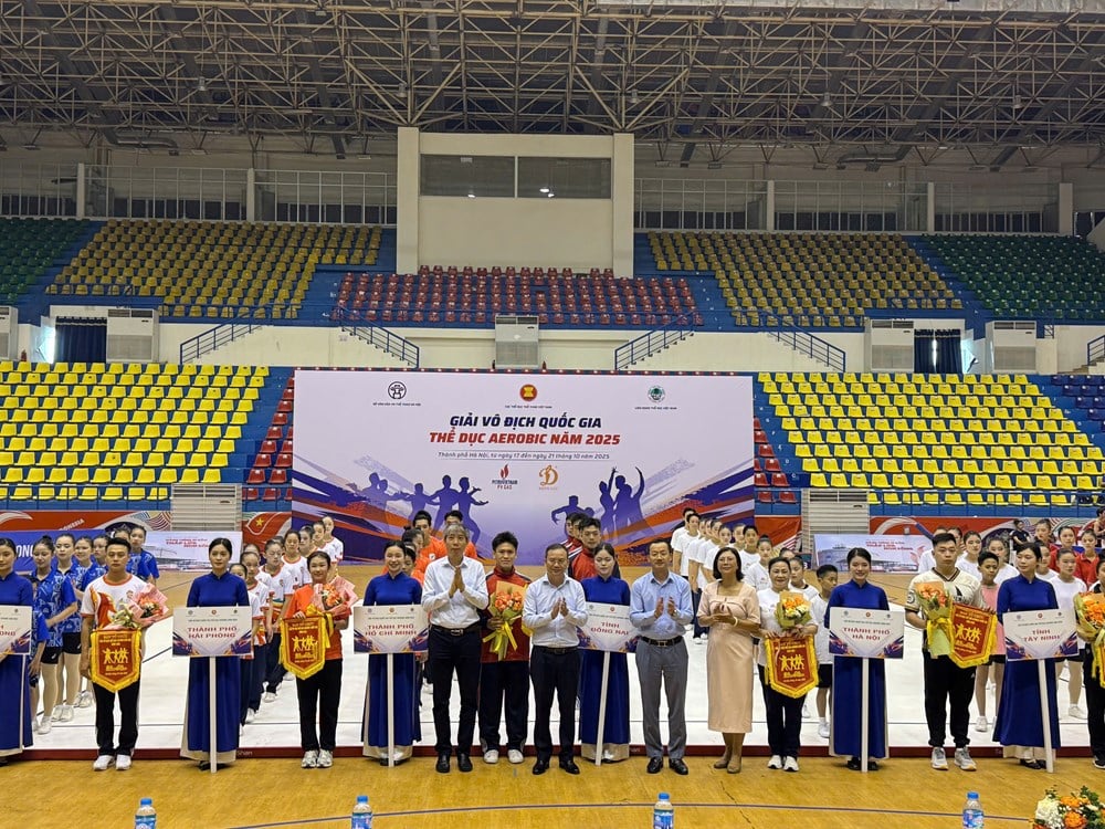Giải vô địch quốc gia Thể dục Aerobic: Hướng tới SEA Games 33 với kỳ vọng mới - Ảnh 1.