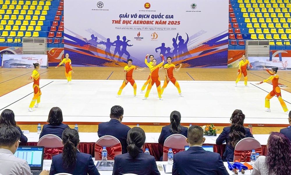 Giải vô địch quốc gia Thể dục Aerobic: Hướng tới SEA Games 33 với kỳ vọng mới - Ảnh 3.