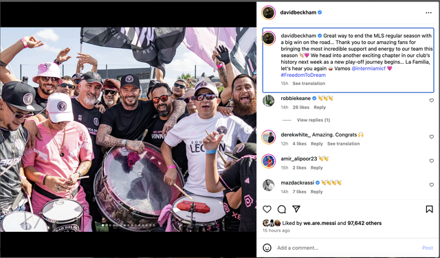 David Beckham äußert sich zum MLS Cup, Messis Zukunft bei Inter Miami geklärt – Foto 1. David Beckham lên tiếng về MLS Cup, tương lai của Messi tại Inter Miami được làm rõ- Ảnh 1.
