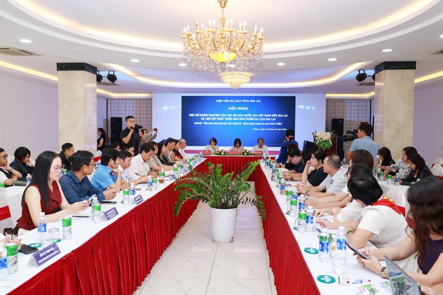 Đoàn Famtrip Cục Du lịch Quốc gia Việt Nam gặp gỡ ngành du lịch tỉnh Gia Lai - Ảnh 2.