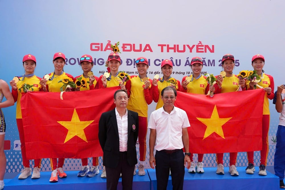 Ha Tinh a câștigat 3 medalii de aur la Campionatul Asiatic de canotaj - foto 1