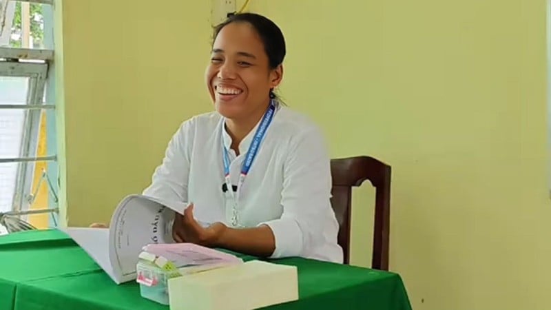 Lärare Nguyen Thi Thoa.
