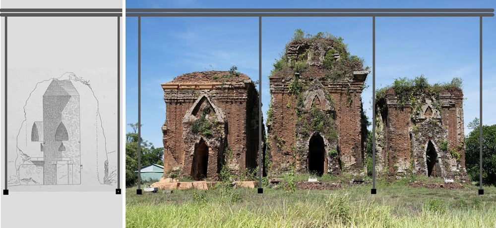 Băn khoăn việc trùng tu di tích tháp Nam Chiên Đàn - ảnh 1
